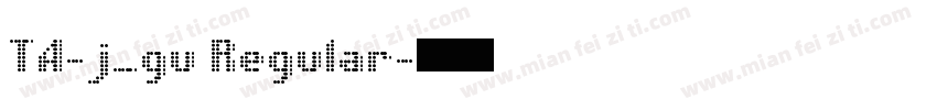 TA-j_gu Regular字体转换